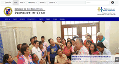 Desktop Screenshot of cebu.gov.ph
